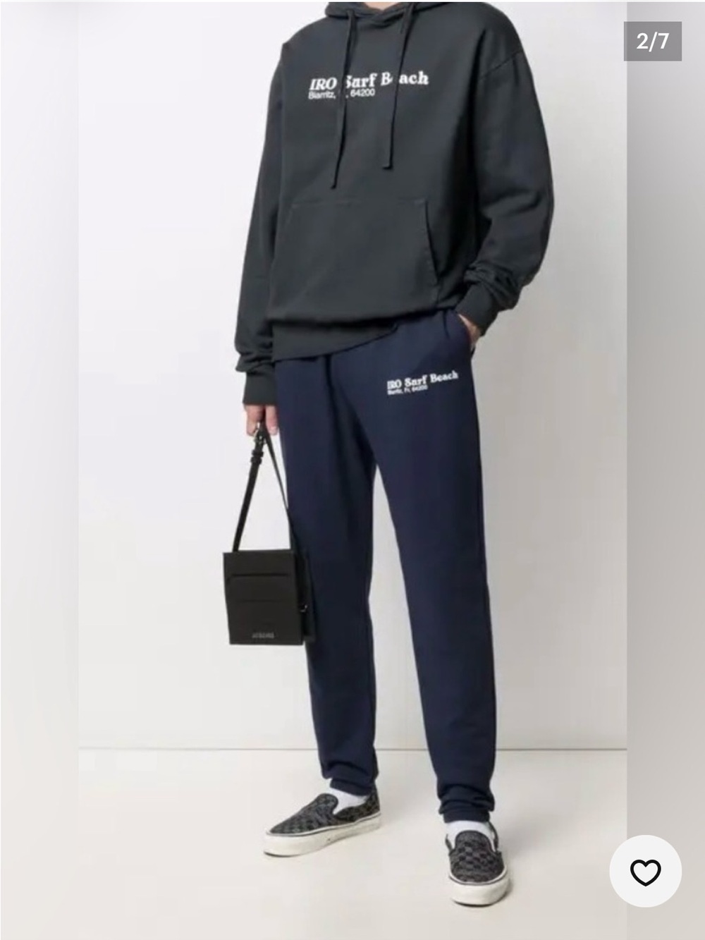 IRO $295 Surf Beach Navy Jogger Sweatpants NWT XS